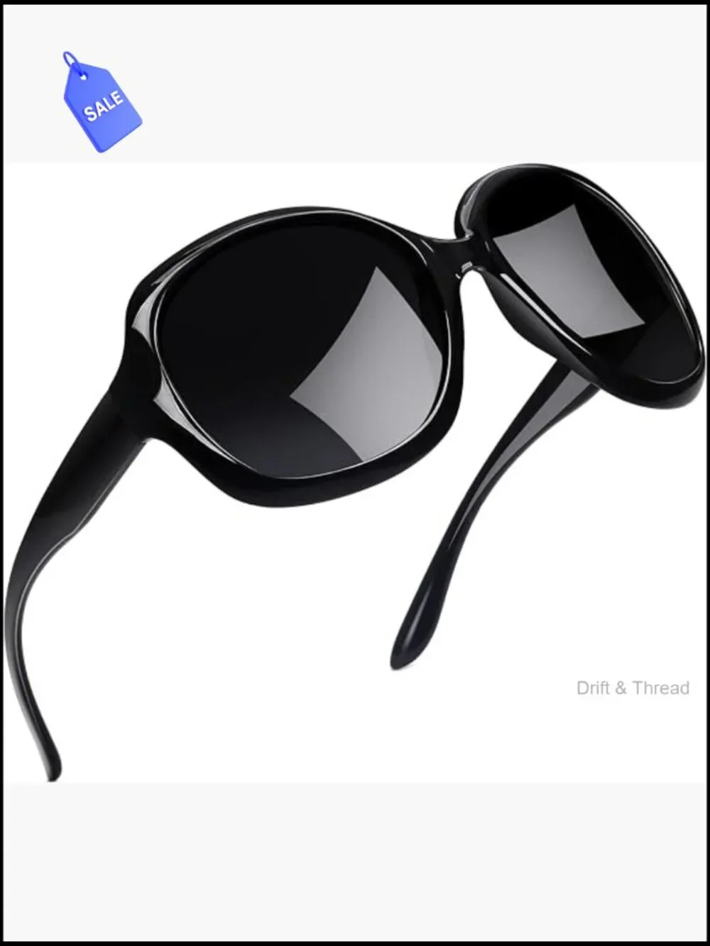 Oversized Butterfly Polarized Sunglasses Women UV400 Driving Shades